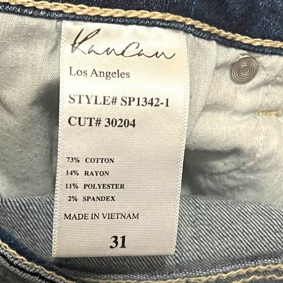 Kan Can (31) Annalise Skinny Distressed Scissor Hem Jeans - Stitch Fix Pants - Picture 9 of 13